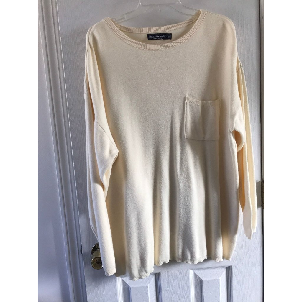 Vintage 1980s J Peterman Beige Unisex Top Lexington Ky Size Large 100 Cotton